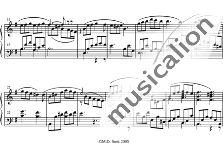 Smit, Maarten : 6 Improvisations Nr. 5 - Klavier:1