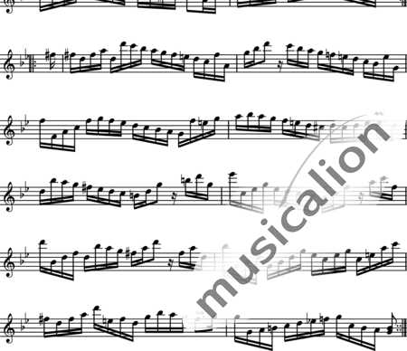Bach, Johann Sebastian: Allemande (para flauta dulce sola) - Flauta dulce:1