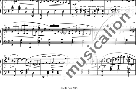 Smit, Maarten : 6 Improvisations Nr. 3 - Klavier:1