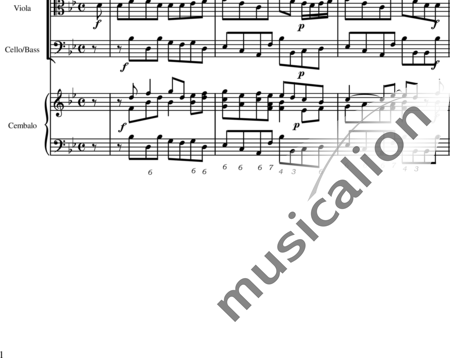 Albinoni, Tomaso: Concerto a cinque - Oboe+Cnt+[Vln2+Vla+Vlc]:1