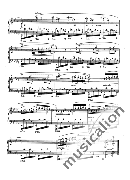 Chopin, Frederic: Nocturne No. 8 in Db Major - Piano:6