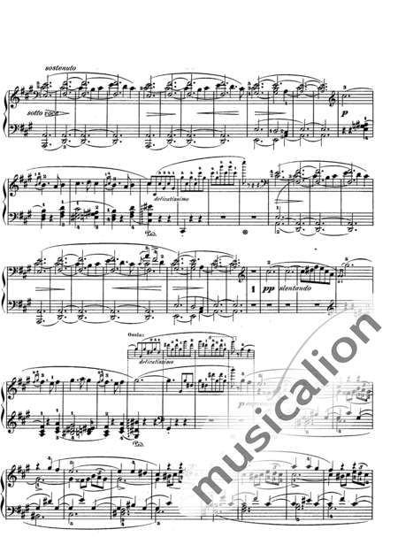 Chopin, Frederic: Scherzo Nr. 2 en   en si bemol menor "La Méditation" - Piano:6