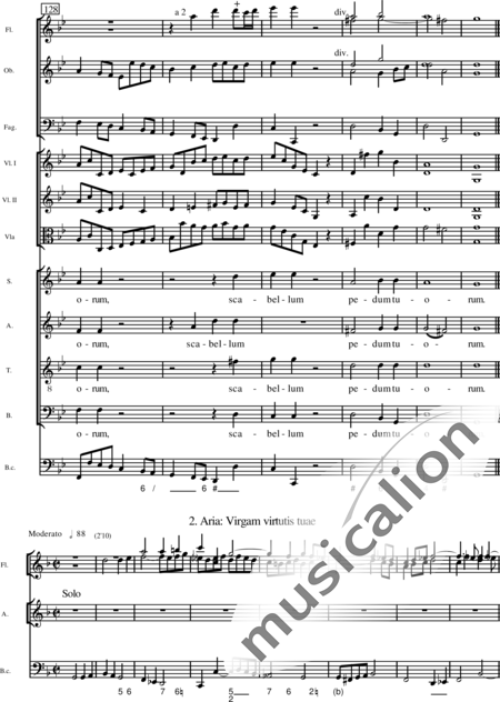 Miehling, Klaus: Dixit Dominus - Choir>SATB+[Fl2+Ob2+Bn2]+Tpt2+Tmp+Cnt+[Vln2+Vla+Vlc]:28