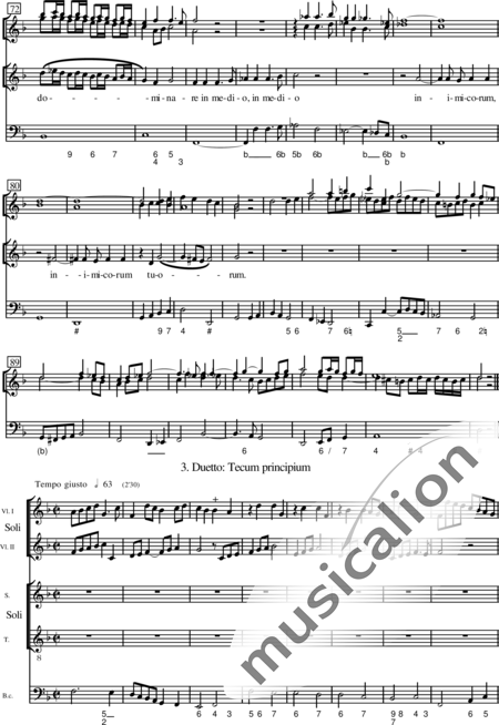 Miehling, Klaus: Dixit Dominus - Choir>SATB+[Fl2+Ob2+Bn2]+Tpt2+Tmp+Cnt+[Vln2+Vla+Vlc]:31