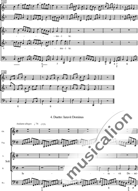 Miehling, Klaus: Dixit Dominus - Choir>SATB+[Fl2+Ob2+Bn2]+Tpt2+Tmp+Cnt+[Vln2+Vla+Vlc]:39