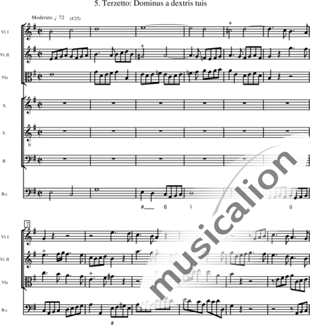 Miehling, Klaus: Dixit Dominus - Choir>SATB+[Fl2+Ob2+Bn2]+Tpt2+Tmp+Cnt+[Vln2+Vla+Vlc]:47