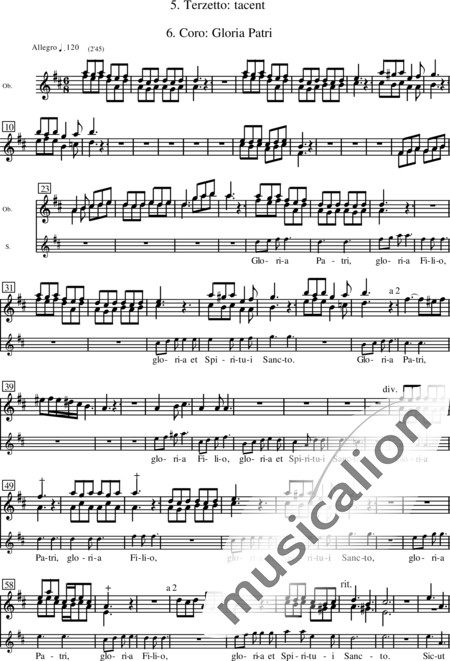 Miehling, Klaus: Dixit Dominus - Choir>SATB+[Fl2+Ob2+Bn2]+Tpt2+Tmp+Cnt+[Vln2+Vla+Vlc]:100