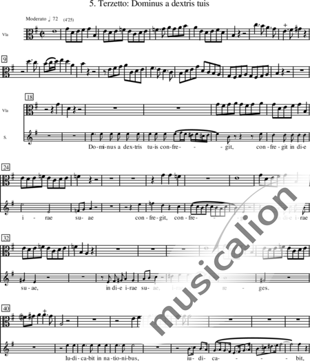 Miehling, Klaus: Dixit Dominus - Choir>SATB+[Fl2+Ob2+Bn2]+Tpt2+Tmp+Cnt+[Vln2+Vla+Vlc]:144
