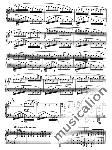 Chopin, Frederic: Andante spianato und Polonaise in Es-Dur - Klavier:5