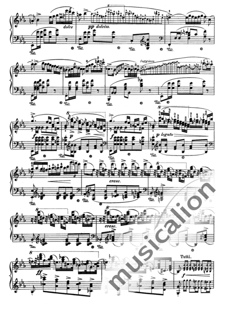 Chopin, Frederic: Andante spianato und Polonaise in Es-Dur - Klavier:8