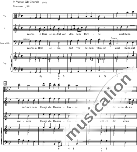 Miehling, Klaus: Herzliebster Jesu, was hast du verbrochen - Solo>Sop+Orgel+Vla:16