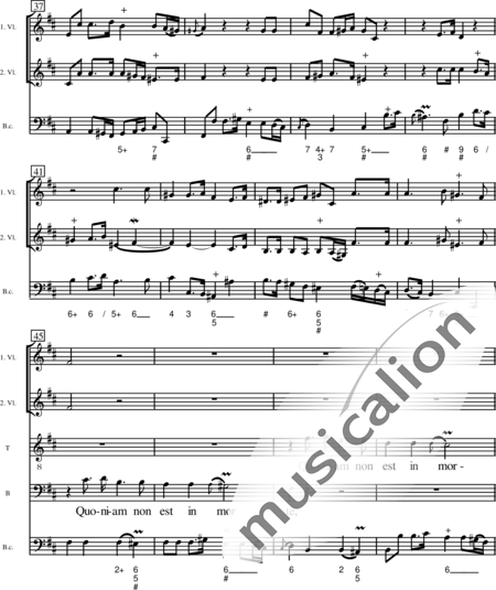 Miehling, Klaus: Domine, ne in furore tuo - Chor>SATB+BC+[Vl2+Vla+Vc]:22