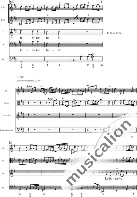 Miehling, Klaus: Domine, ne in furore tuo - Chor>SATB+BC+[Vl2+Vla+Vc]:24