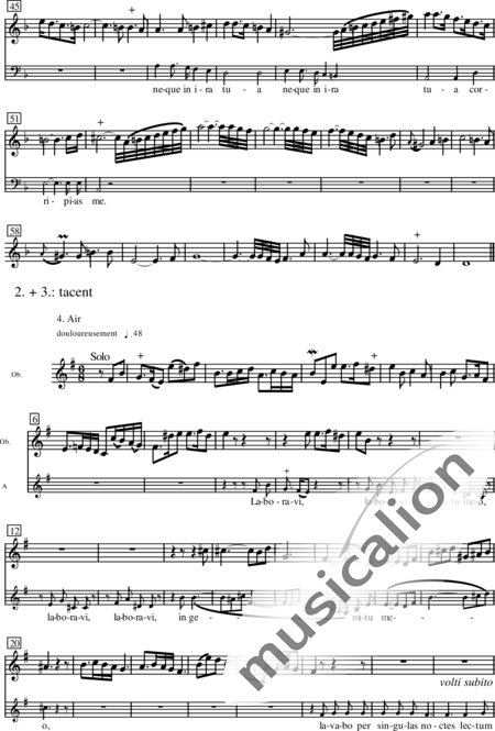 Miehling, Klaus: Domine, ne in furore tuo - Chor>SATB+BC+[Vl2+Vla+Vc]:54