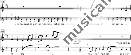 Miehling, Klaus: Domine, ne in furore tuo - Chor>SATB+BC+[Vl2+Vla+Vc]:67