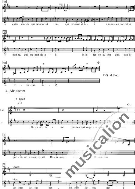 Miehling, Klaus: Domine, ne in furore tuo - Chor>SATB+BC+[Vl2+Vla+Vc]:76