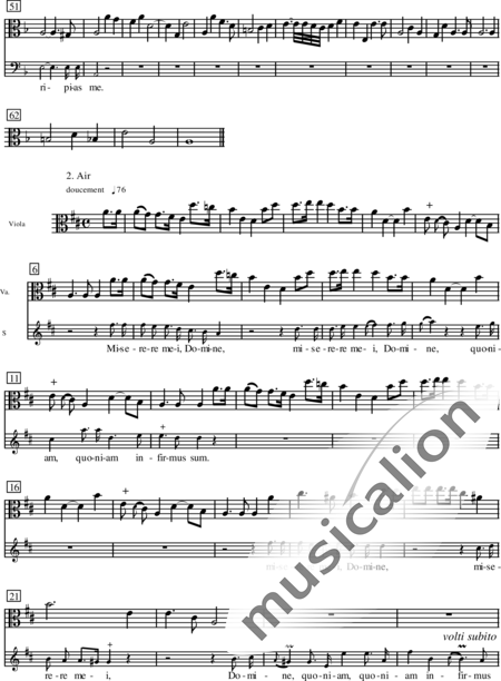 Miehling, Klaus: Domine, ne in furore tuo - Chor>SATB+BC+[Vl2+Vla+Vc]:83
