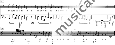 Miehling, Klaus: Domine, ne in furore tuo - Chor>SATB+BC+[Vl2+Vla+Vc]:92