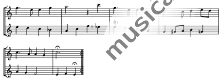 Falley, Werner: Auld Lang Syne - Recorder 2:1