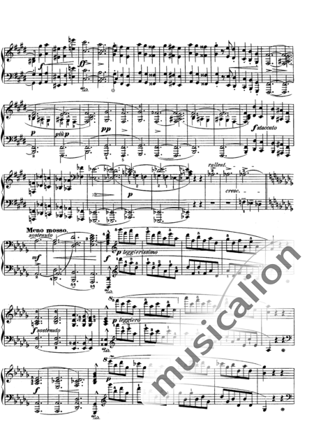 Chopin, Frederic: Scherzo Nr. 3 cis-moll - Klavier:3