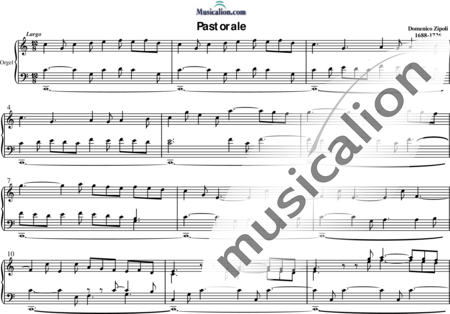 Zipoli, Domenico : Pastorale - Orgel:0