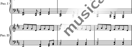 Zink, Stefan: Ballade für Myriam - Klavier>4händig:1