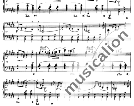 Chopin, Frederic: Mazurka in E Major - Piano:1