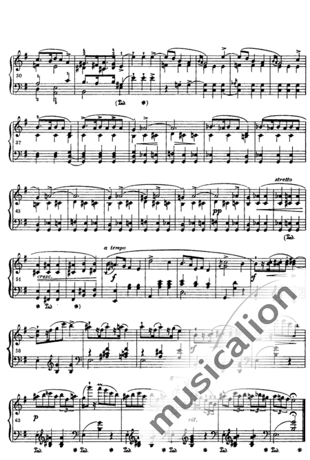 Chopin, Frederic: Mazurka e-moll - Klavier:2