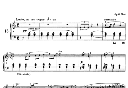 Chopin, Frederic: Mazurka in A minor - Piano:0