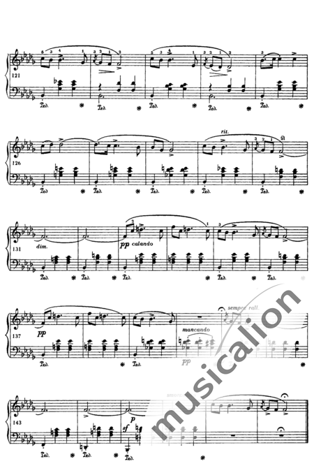 Chopin, Frederic: Mazurka B-Dur - Klavier:6