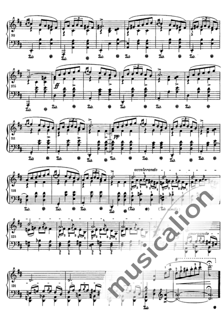 Chopin, Frederic: Mazurka D-Dur - Klavier:4