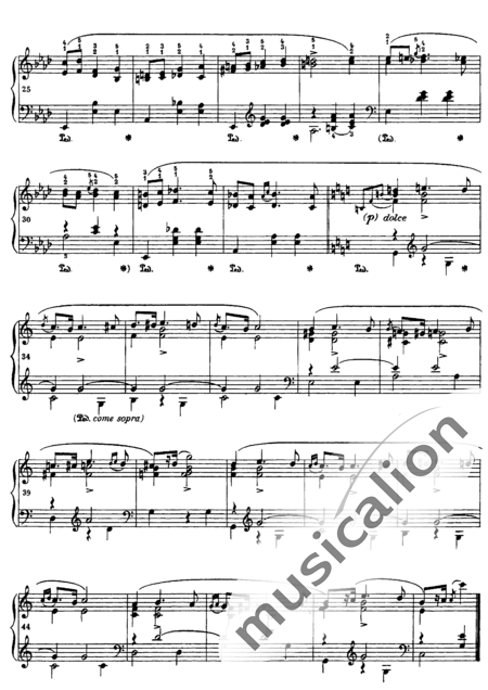 Chopin, Frederic: Mazurka C-Dur - Klavier:2