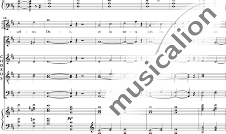 Gounod, Charles: Messe Solennelle de Sainte Cécile (Solemn Mass for St. Cecilia), Gloria - Solo>sop+Choir>SSAATTBB+Organ:1