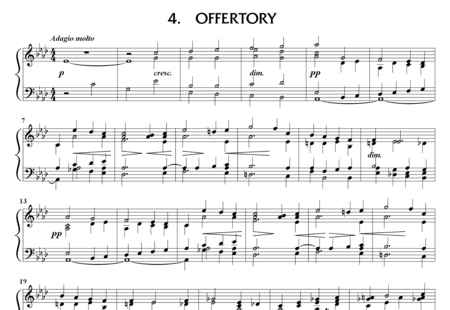 Gounod, Charles: Cäcilienmesse - 3a. Offertorium - Chor>SATB+Orgel:0