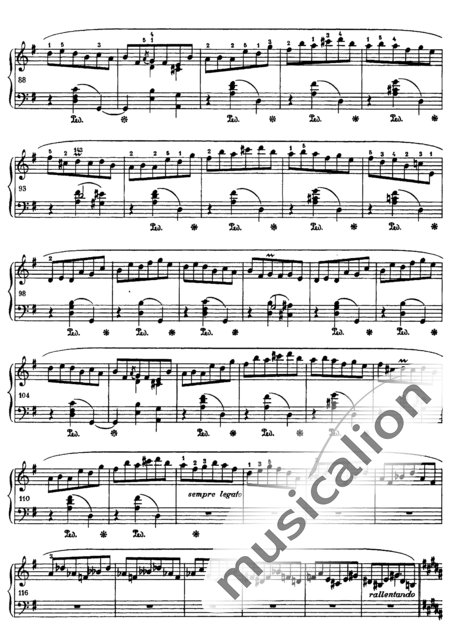 Chopin, Frederic: Mazurka H-Dur - Klavier:4