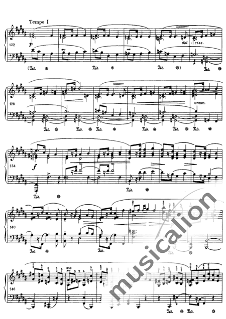 Chopin, Frederic: Mazurka H-Dur - Klavier:5