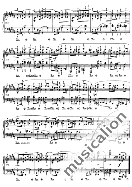 Chopin, Frederic: Mazurka H-Dur - Klavier:6