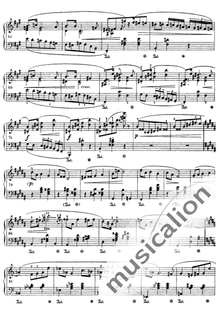 Chopin, Frederic: Mazurka a-moll - Klavier:3