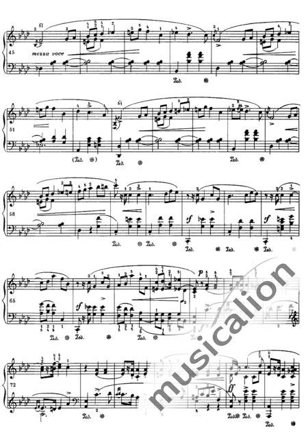 Chopin, Frederic: Mazurka As-Dur - Klavier:3