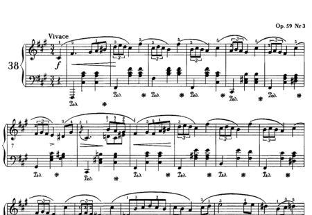 Chopin, Frederic: Mazurka in F# Minor - Piano:0