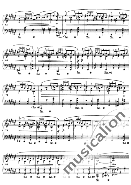 Chopin, Frederic: Mazurka in F# Minor - Piano:3