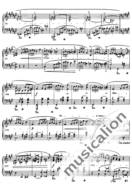 Chopin, Frederic: Mazurka in F# Minor - Piano:4