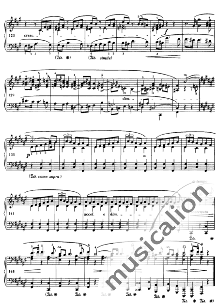 Chopin, Frederic: Mazurka in F# Minor - Piano:5