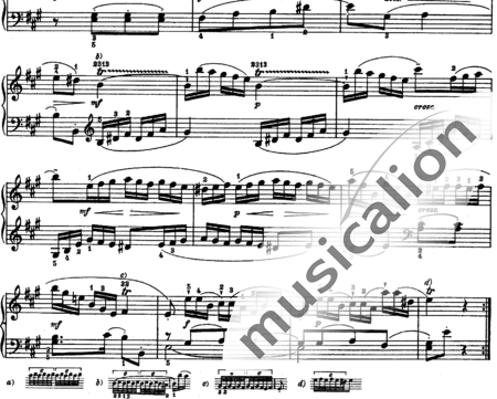 Haydn, (Franz) Joseph: Klaviersonate A-Dur 1. Andante - Klavier:1