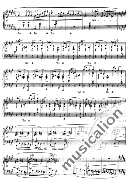 Chopin, Frederic: Mazurka H-Dur - Klavier:2