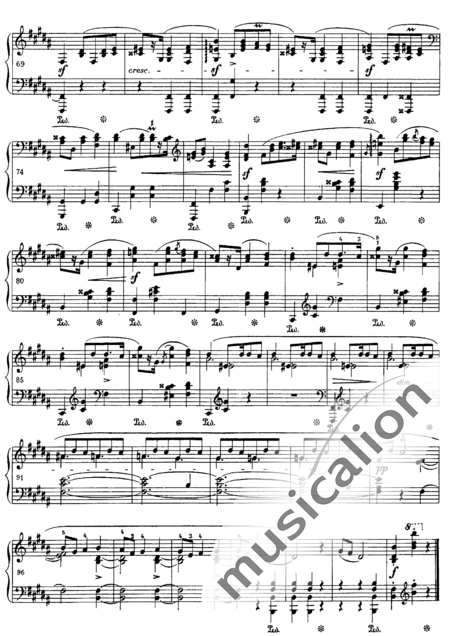 Chopin, Frederic: Mazurka H-Dur - Klavier:3