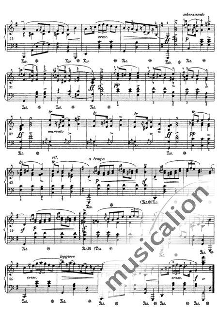 Chopin, Frederic: Mazurka G-Dur - Klavier:2