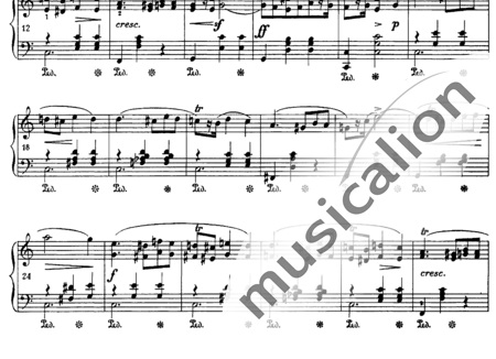 Chopin, Frederic: Mazurka C-Dur - Klavier:1