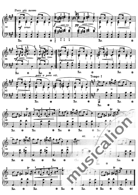 Chopin, Frederic: Mazurka a-moll - Klavier:2
