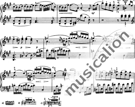 Haydn, (Franz) Joseph: Klaviersonate A-Dur 1. Allegro moderato - Klavier:1